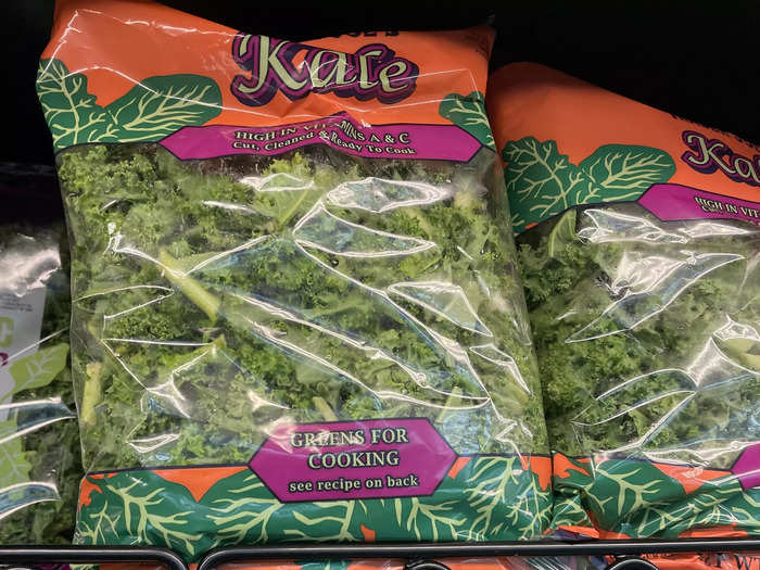 Kale chips cook up quickly.