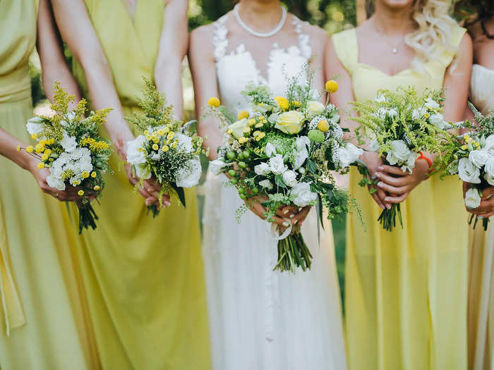 Uniform bridesmaid dresses are going out of style.