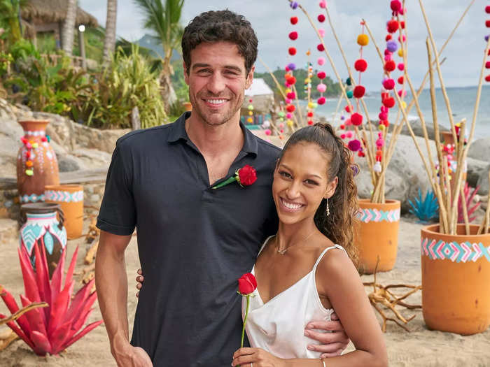 Serena Pitt and Joe Amabile ended the season engaged.