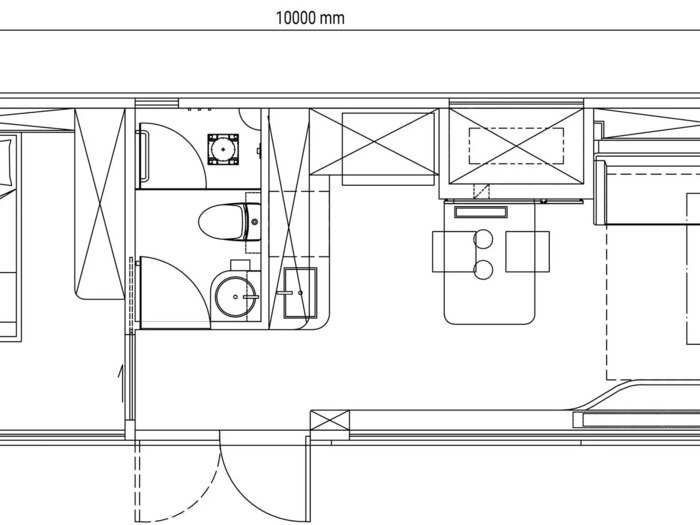 Wanting a bigger tiny home might seem ironic, but customer demand for a larger, more customizable C2 pushed the Nestron team to create the C2X, according to Toh.