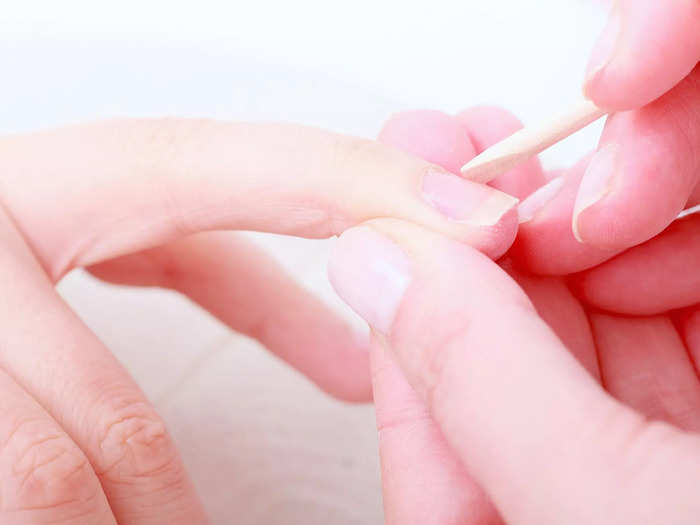 If they clean your nail or polish with their own fingernail, run.