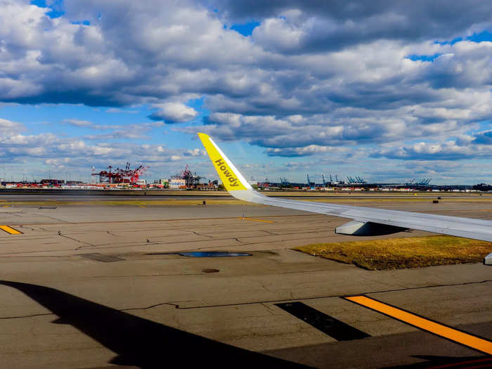 We actually landed in Newark ahead of schedule. Next came the hardest part of the flight, getting home from Newark airport.