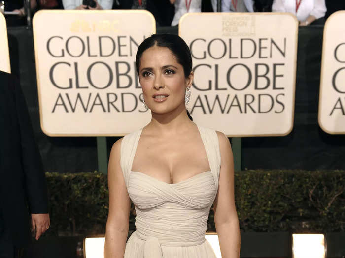 At the 2009 Golden Globes, the star wore a Bottega Veneta dress.