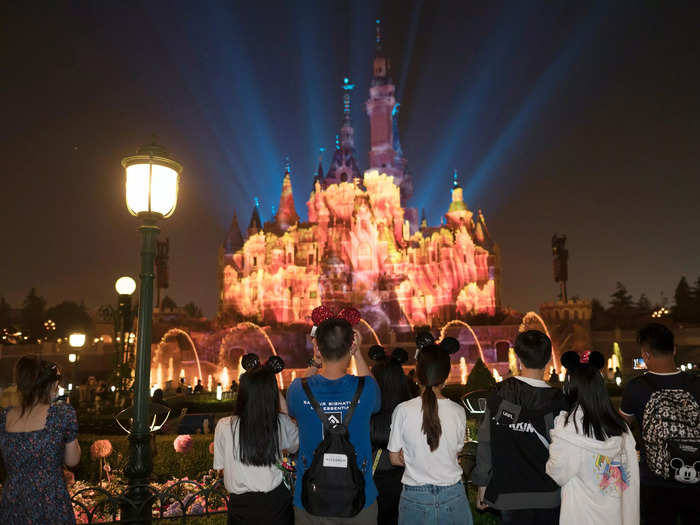 The tallest Disney castle in the world is located in China.