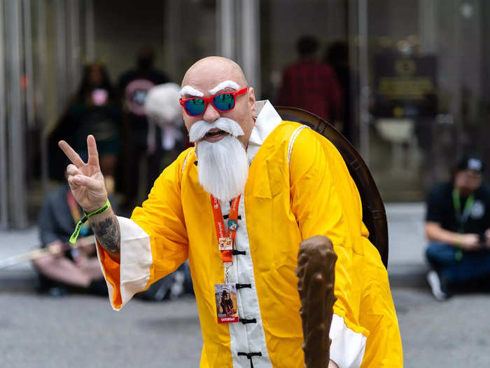 This Master Roshi looks like he stepped out of "Dragon Ball."