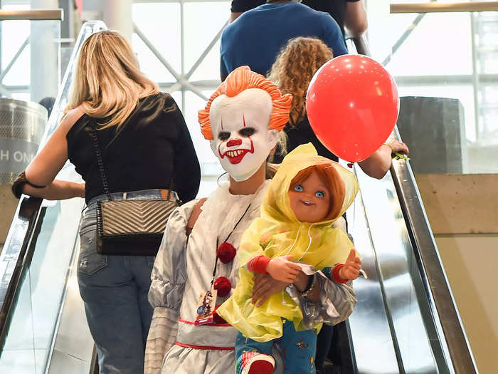 Even though the "It" franchise wrapped in 2019, interpretations of Pennywise are still popular.