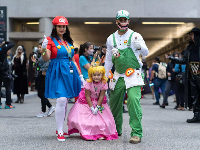 It was a big year for Super Mario-themed cosplay.