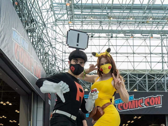 Pokémon was well-represented this year, with two attendees dressing as Team Rocket and Pikachu.