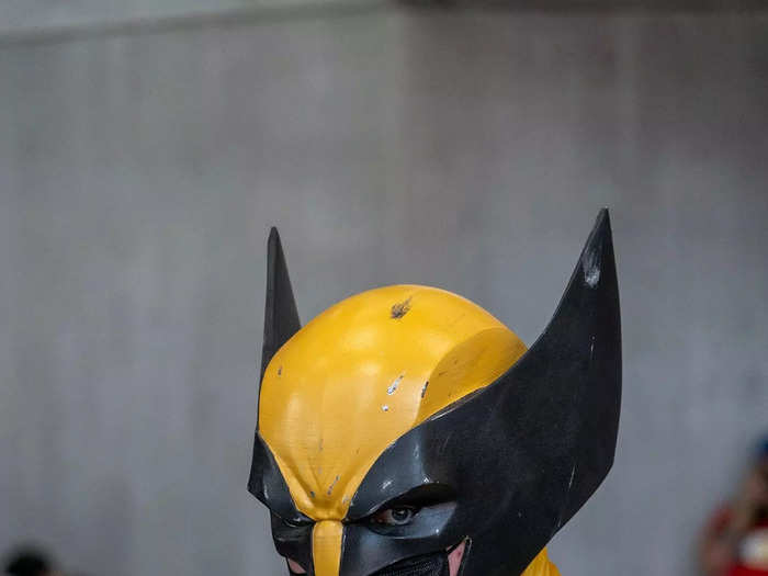 This cosplayer dressed as a comic-book accurate Wolverine.