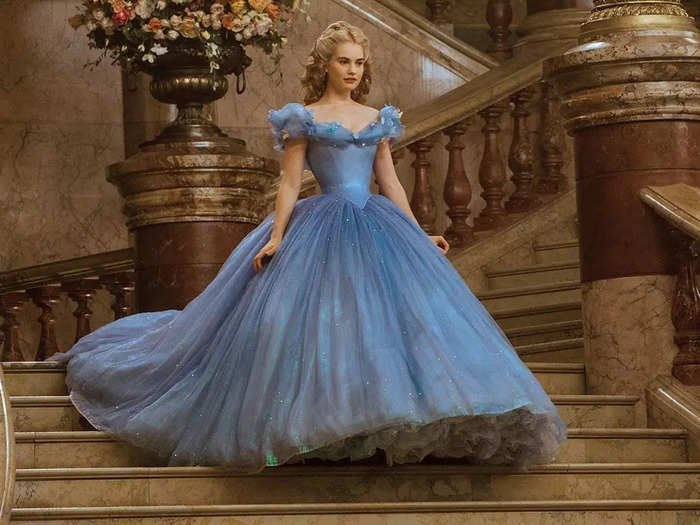 One of the first Disney live-action remakes was "Cinderella" in 2015, starring Lily James.