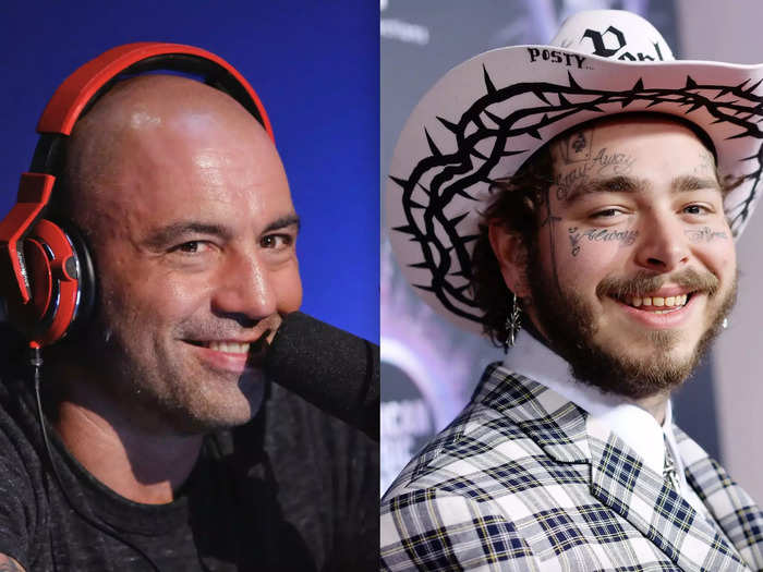 Joe Rogan got high with Post Malone and recorded a 3.5-hour podcast.