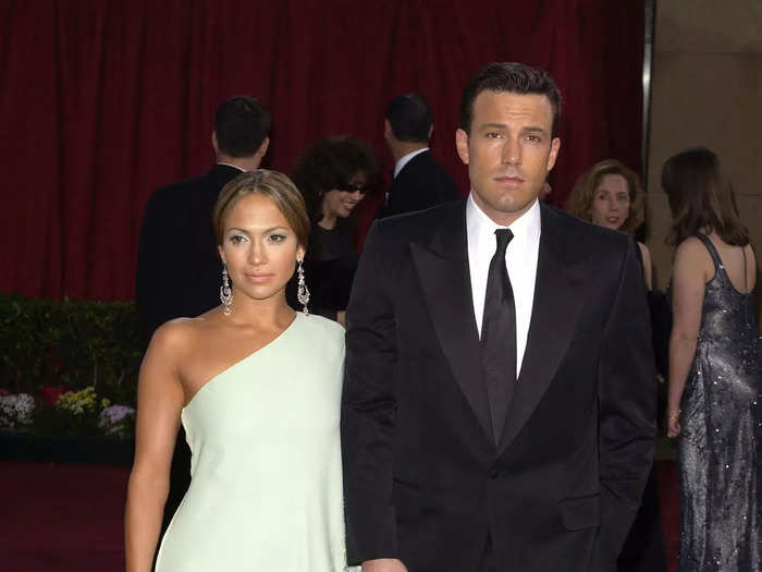 The following year, "Bennifer" attended the 2003 Oscars in another set of elegant looks.