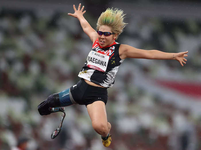 9/2:  Japanese long jumper Kaede Maegawa competes at the Paralympics in Tokyo.