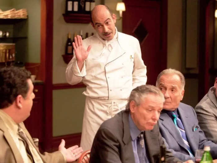 John Ventimiglia played Artie Bucco, the chef-owner of popular restaurant Vesuvio.