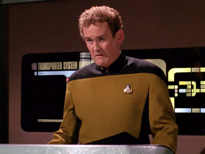 Colm Meaney had a recurring role as the transporter chief Miles O