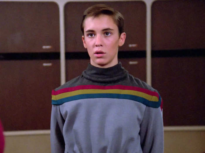 Wil Wheaton played Wesley Crusher, Dr. Crusher