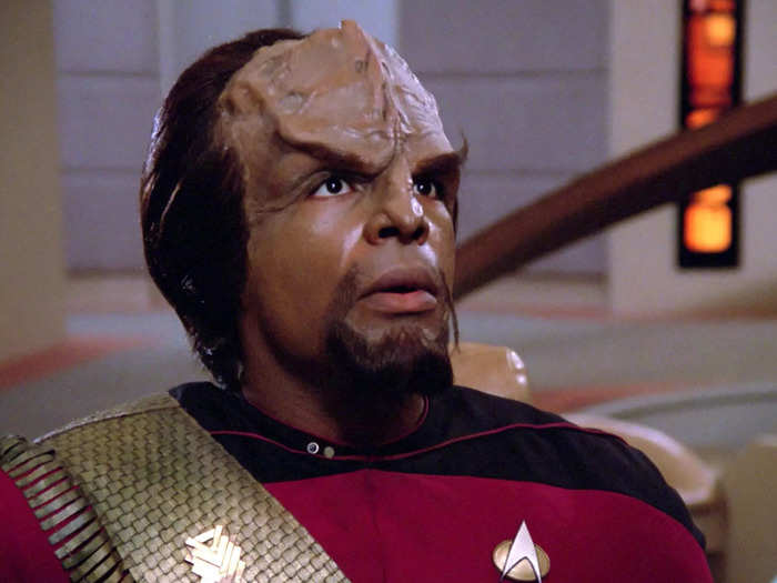 Michael Dorn played Worf, the first Klingon in "Trek" history to be a main character.