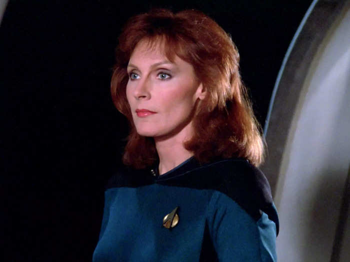 Gates McFadden played the chief medical officer Dr. Beverly Crusher for six seasons - she was replaced briefly in season two.