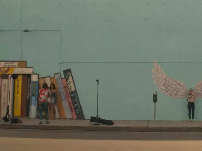 Season two kicks off with a mural of books.