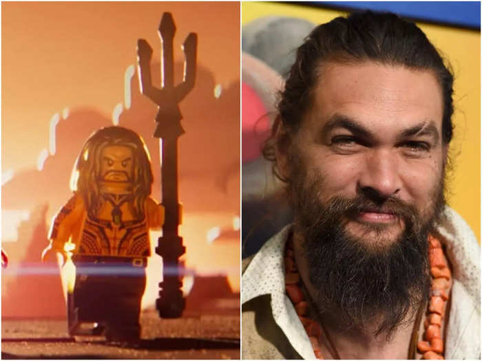 Jason Momoa makes a cameo as a lego Aquaman in "The Lego Movie 2: The Second Part."