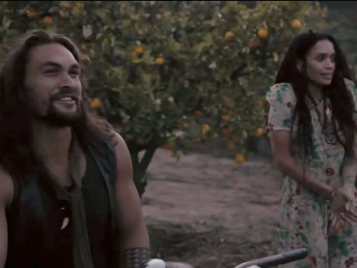 Jason Momoa and his wife Lisa Bonet star in "Road to Paloma."
