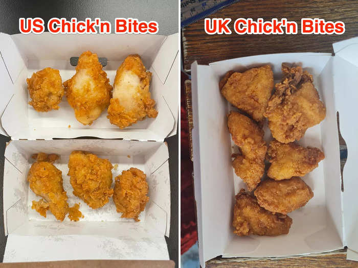 We also tasted a six-piece order of Chick