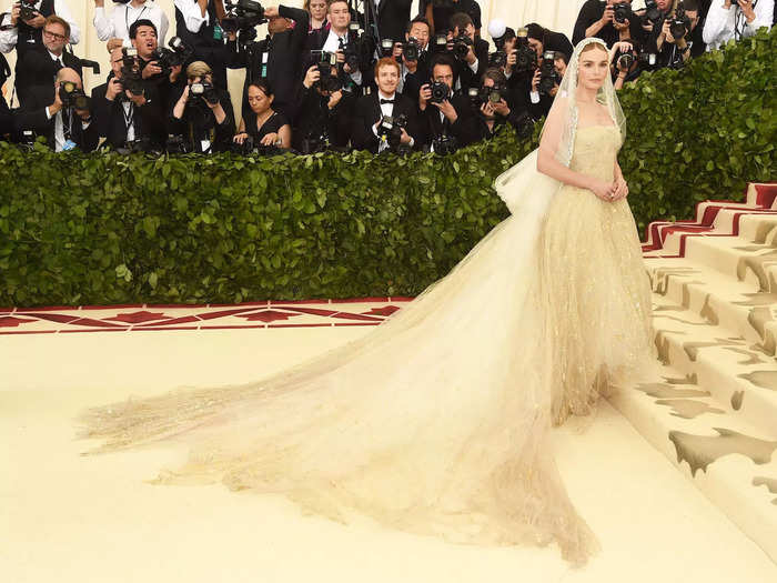 Kate Bosworth stunned in a replica of her wedding dress at the 2018 Met Gala.