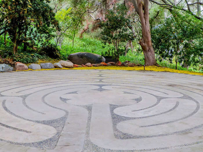 The Golden Door experience ends at the labyrinth, where guests spend around a half-hour walking the path while going through self-examination of what they