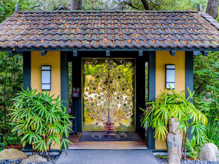 The Golden Door experience begins quite literally with a golden door, behind which awaits a Japanese-style oasis completely hidden from public view.