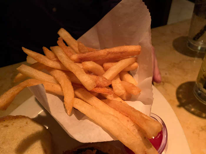 It also came with a hefty serving of fries, which we split.