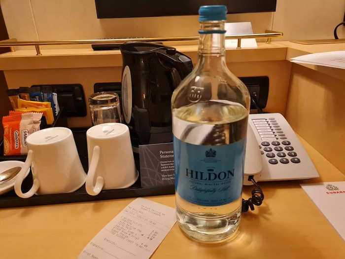 When I researched Hildon, the brand of water delivered to my room, I discovered that it also had a Royal Warrant.