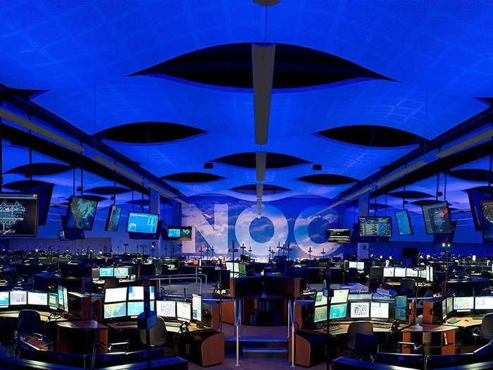 The Network Operations Center where dispatchers and crew schedulers work...