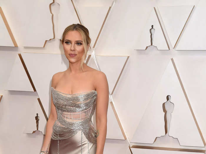 In one of her most recent red carpet appearances, the 2020 Academy Awards on February 9, she rocked one of her all-time best looks: a silver gown with a mesh corset and dripping jewels.