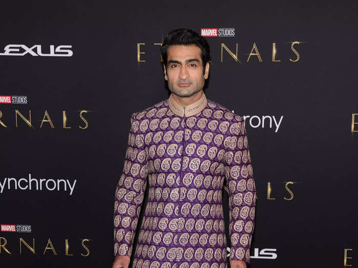 Kumail Nanjiani plays Kingo who can project cosmic energy from his hands.