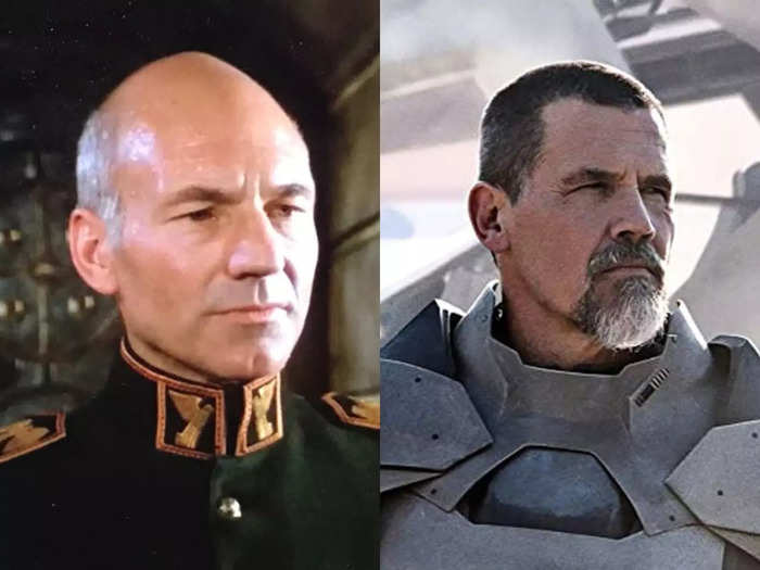 Patrick Stewart played Gurney Halleck in the 1984 film, and now Josh Brolin is bringing the character back to life.
