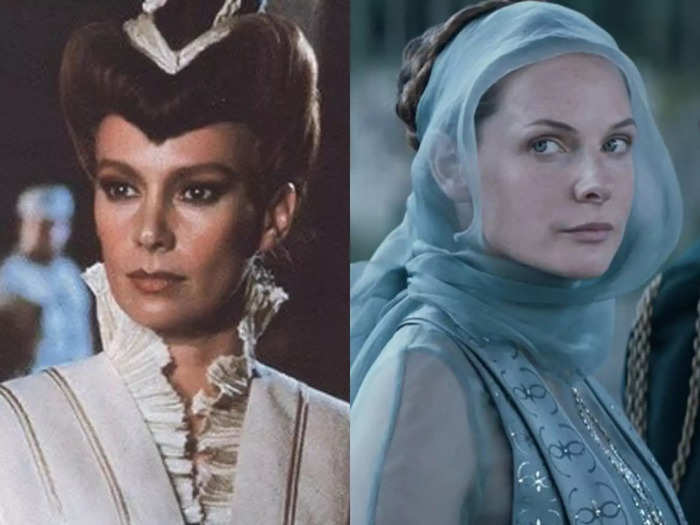 Rebecca Ferguson plays Lady Jessica in the new version, while Francesca Annis played the role in 1984.