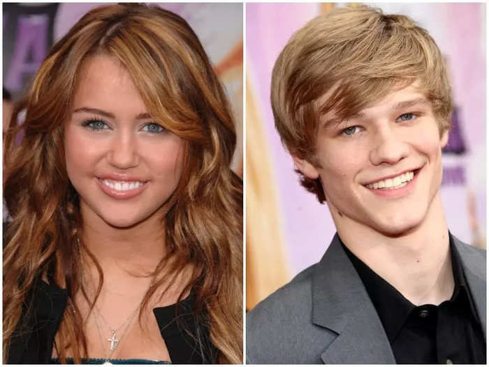 Cyrus and Lucas Till, who played her love interest in "Hannah Montana: The Movie," dated for about two months during filming.