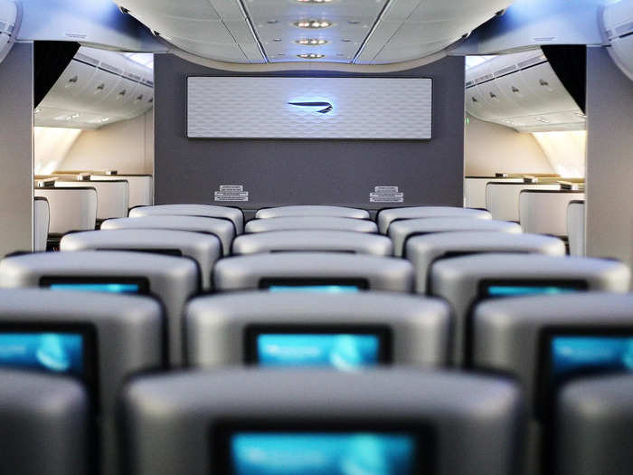 A total of 469 passengers can be seated in British Airways