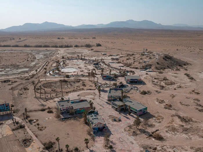 Hunter said the grounds are very large and usually take him two hours to explore, including the site of Dolores Lake which he said is completely dried up.