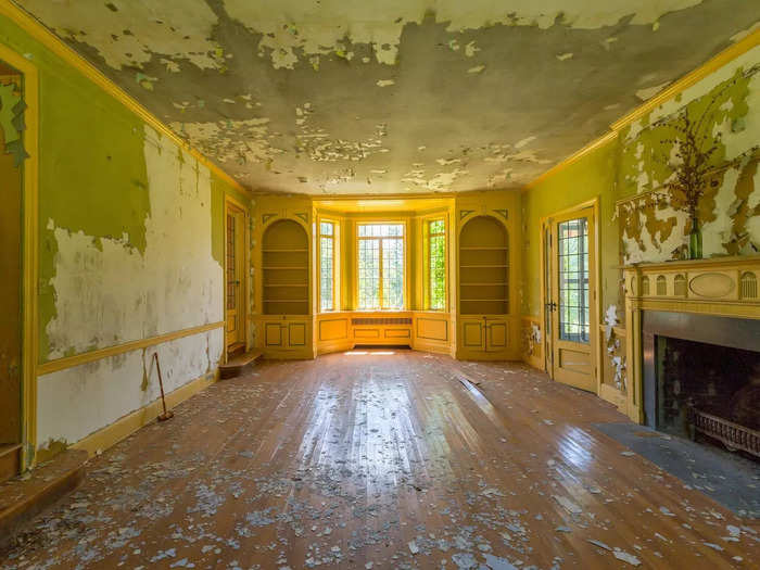 Downstairs, light illuminated the home