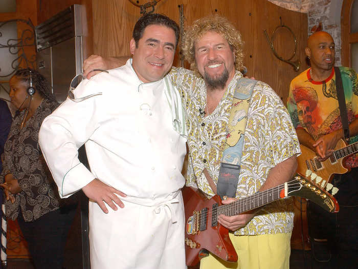 He put his musical talents to use by composing the theme music for "Emeril Live."