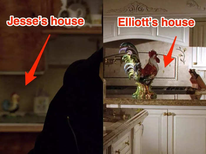 Though Walt, Elliot, and Jesse have very different lifestyles, they all have one similar kitchen decoration.