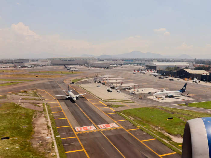 Touchdown at Mexico City International Airport marked the end of the flight and it was a great experience. The small touches of Comfort+ made for an enjoyable flight down without costing a penny extra.