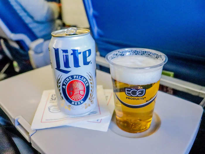 I choose a Miller Lite from Delta