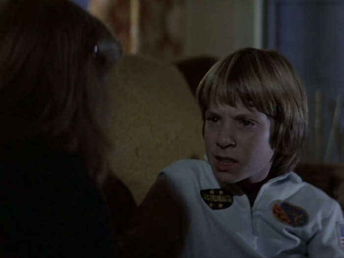 Tommy, who Laurie had been babysitting as a child in "Halloween" (1978) the night Michael attacked Laurie and her friends, is also a part of the mob.