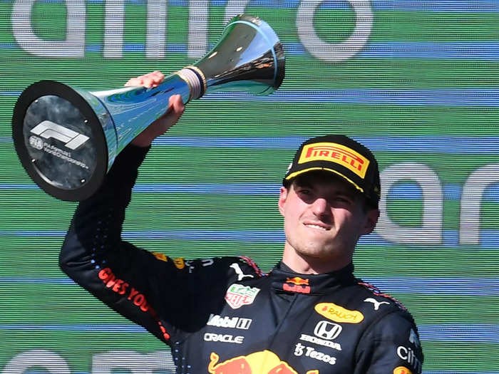 Max Verstappen won the race.