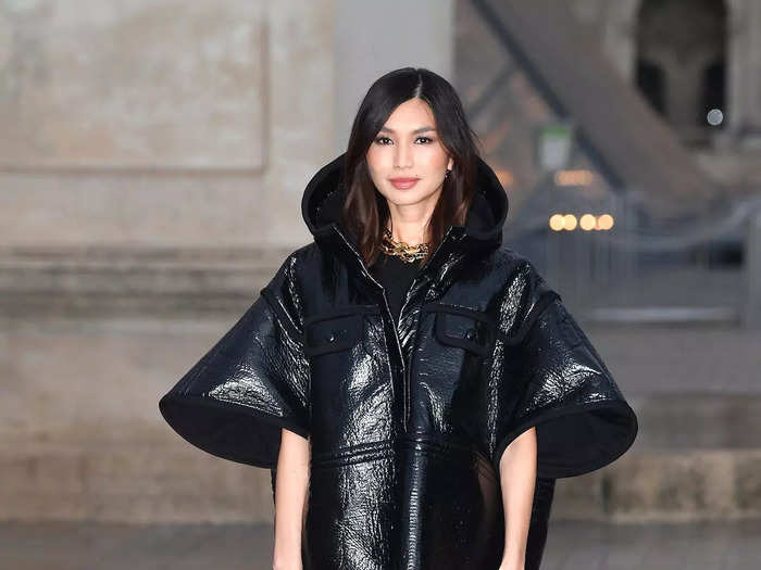 She showed off her unique fall fashion at a Louis Vuitton fashion show months later.