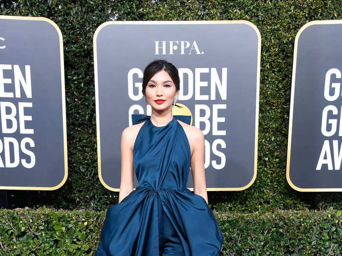 The actress made shorts look glamorous at the 2019 Golden Globe Awards.