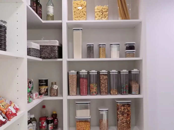 Catherine said her pantry is "Pinterest-inspired."