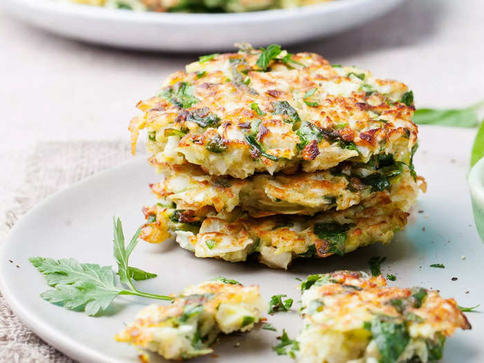 Armenian-styled eggs are filled with parsley and onions.